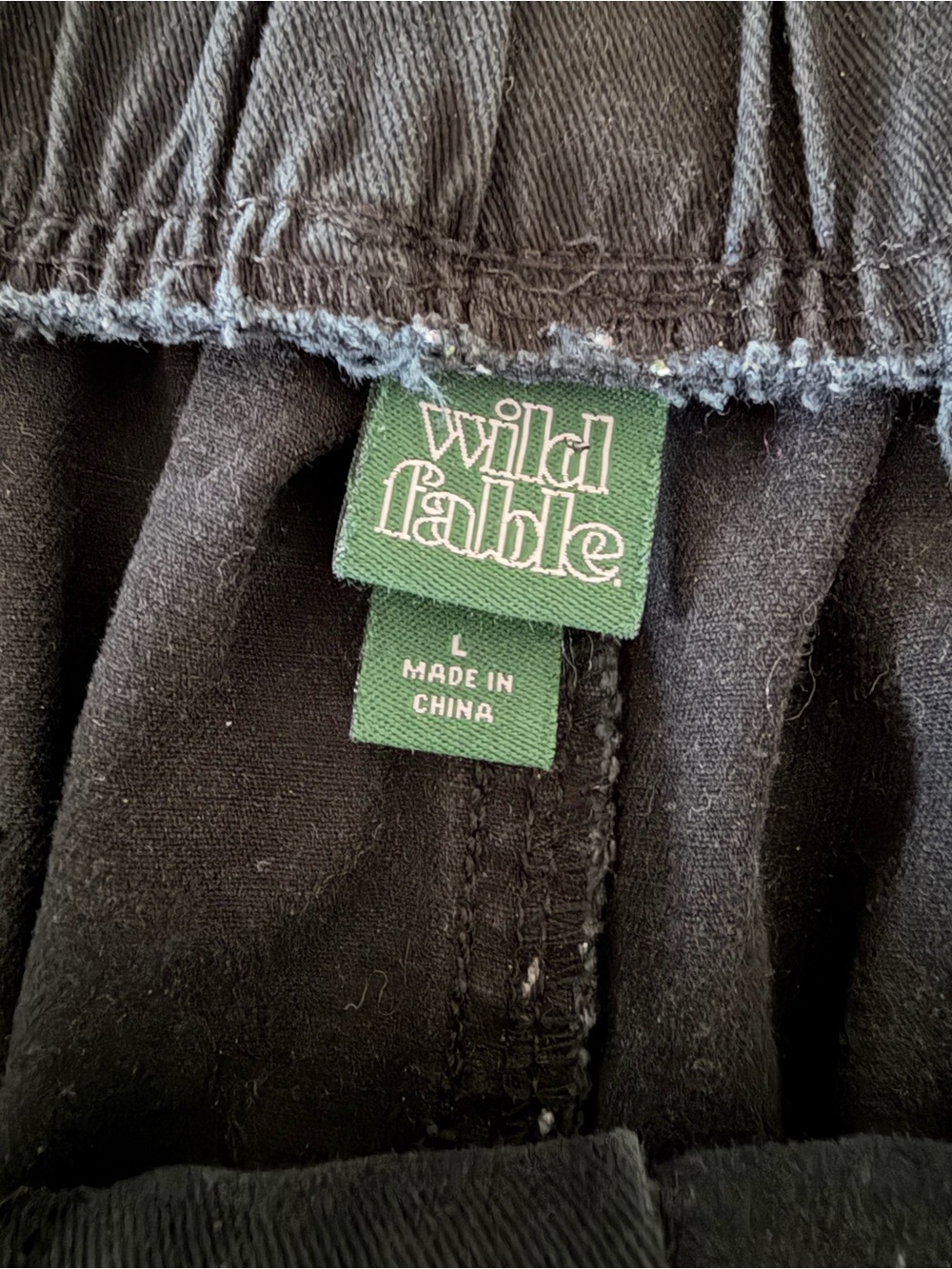 Women’s Black Cargo Jogger Pants - Casual Utility Style - Picture 6 of 7